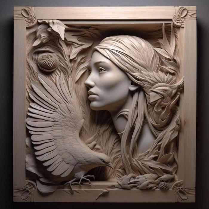 نموذج ثلاثي الأبعاد لآلة CNC 3D Art 